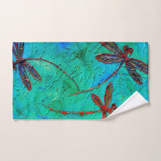Dragonfly Dance Bad Handdoek (Handdoek)