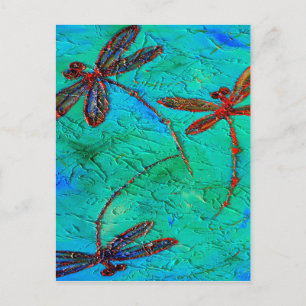 Dragonfly Dance Briefkaart