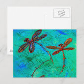 Dragonfly Dance Briefkaart (Voorkant / Achterkant)