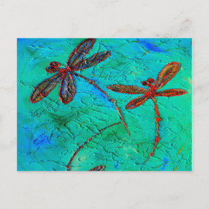 Dragonfly Dance Briefkaart