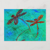 Dragonfly Dance Briefkaart (Voorkant)