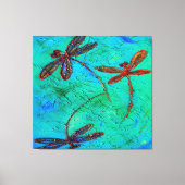 Dragonfly Dance Canvas Afdruk (Voorkant)
