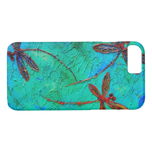 Dragonfly Dance Case-Mate iPhone Case (Achterkant (Horizontaal))