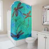 Dragonfly Dance Douchegordijn (In situ)