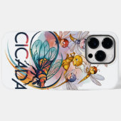 "Dragonfly Dance: een levendige cicadesamenstellin Case-Mate iPhone Case (Achterkant (horizontaal))