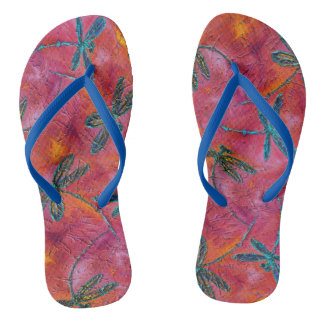 Dragonfly Dance Fuschia Pink Teenslippers