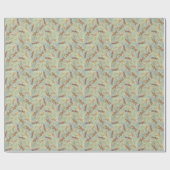 Dragonfly Dance Gold Cadeaupapier (Vlak)