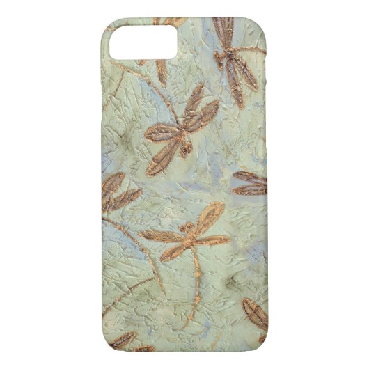 Dragonfly Dance Gold Case-Mate iPhone Case (Achterkant)