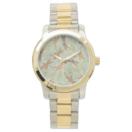 Dragonfly Dance Gold Horloge