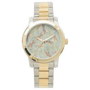 Dragonfly Dance Gold Horloge