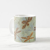Dragonfly Dance Gold Koffiemok (Voorkant links)