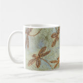 Dragonfly Dance Gold Koffiemok (Links)