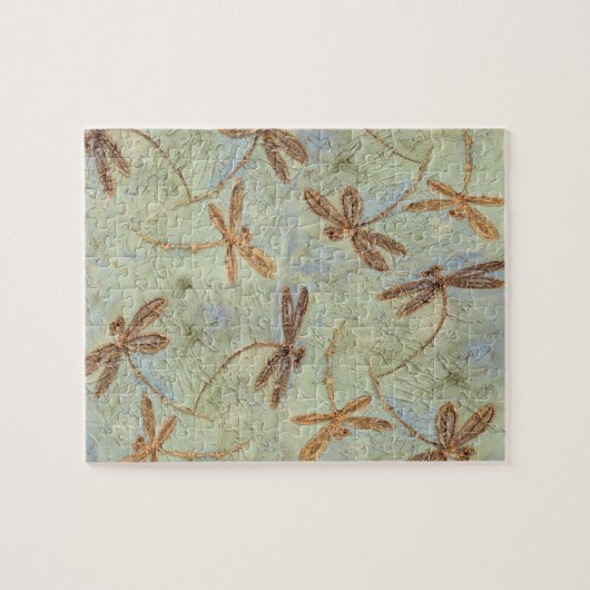 Dragonfly Dance Gold Legpuzzel (Horizontaal)