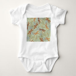 Dragonfly Dance Gold Romper