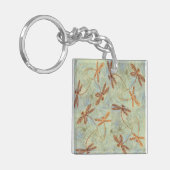 Dragonfly Dance Gold Sleutelhanger (Voorkant Links)