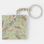 Dragonfly Dance Gold Sleutelhanger (Achterkant)