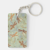 Dragonfly Dance Gold Sleutelhanger (achterkant)