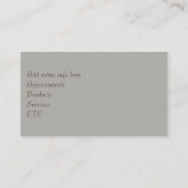 Dragonfly Dance Gold-Visitekaartjes Visitekaartje (Achterkant)