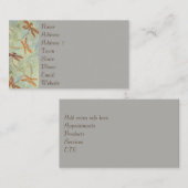 Dragonfly Dance Gold-Visitekaartjes Visitekaartje (Voorkant / Achterkant)