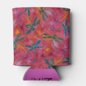 Dragonfly Dance Hot Fuchsia Blikjeskoeler (Achterkant)