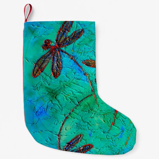 Dragonfly Dance Kleine Kerstsok (Voorkant)