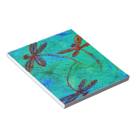 Dragonfly Dance Notitieblok (Schuin)