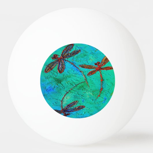 Dragonfly Dance Pingpongbal (Voorkant)