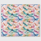Dragonfly Dance Print Cut Naaizak Cadeaupapier (Vlak)