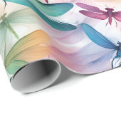 Dragonfly Dance Print Cut Naaizak Cadeaupapier (Rol Hoek)