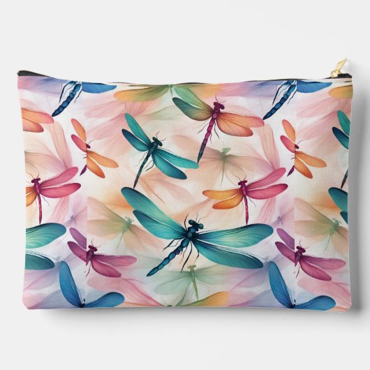 Dragonfly Dance Print Cut Naaizak Etui (Achterkant)