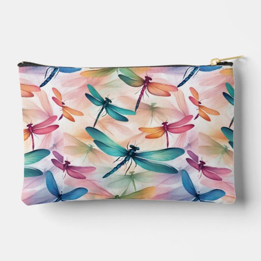 Dragonfly Dance Print Cut Naaizak Etui (Achterkant)