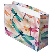 Dragonfly Dance Print Cut Naaizak Groot Cadeauzakje (Achterkant Gekanteld)