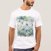 Dragonfly Dance REF181 - Watercolor T-shirt (Voorkant)