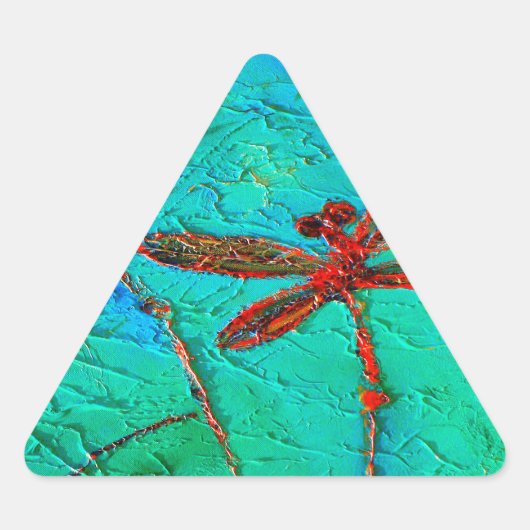Dragonfly Dance Sticker (Voorkant)