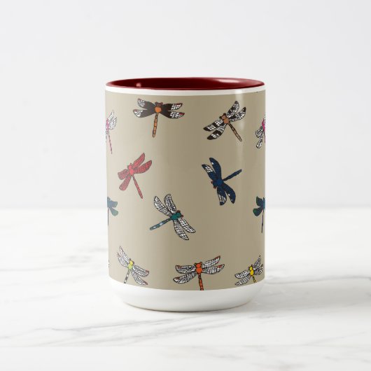 Dragonfly Dandy Coffee/Tea Mok (Center)