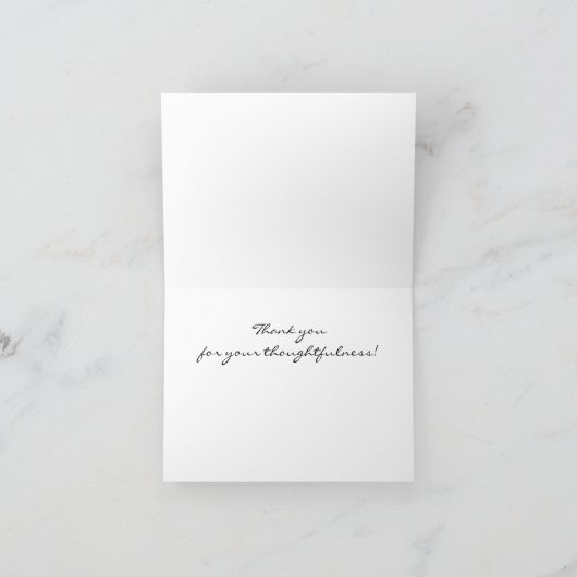 Dragonfly Dank u opmerkingen Bedankkaart (Binnen)