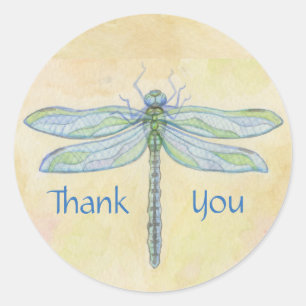 Dragonfly dank u sticker