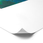 dragonfly dans groen poster (Hoek)