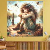 Dragonfly Day Dream 1 Canvas Afdruk (Insitu (Woonkamer))