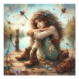 Dragonfly Day Dream 1 Foto Afdruk