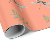 Dragonfly Delight: gecoördineerd inpakpapier (Rol Hoek)