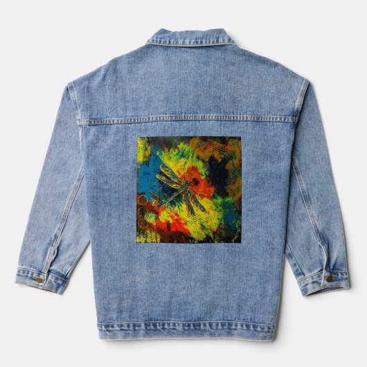 Dragonfly Denim Jacket (Achterkant)