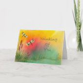 Dragonfly denkt aan je Kaart (Voorkant)