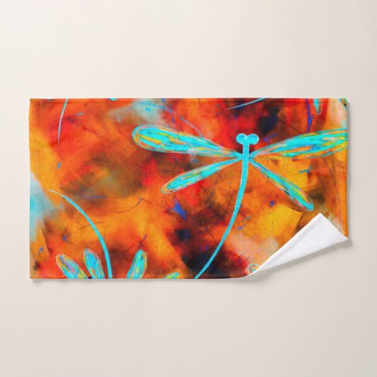Dragonfly Desert Flit Bath Towel Set Bad Handdoek (Handdoek)