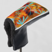 Dragonfly Desert Golf Head Hoesje Golfheadcover (3/4 voorkant)