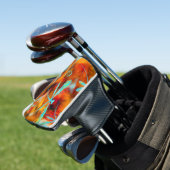 Dragonfly Desert Golf Head Hoesje Golfheadcover (Insitu)