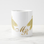 Dragonfly Design monogram Grote Koffiekop (Voorkant)