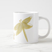 Dragonfly Design monogram Grote Koffiekop (Rechts)