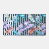Dragonfly Desk Mat met zwarte strepen (Voorkant)