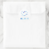 Dragonfly Diabetes Awareness Ronde Sticker (Tas)